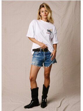 Diamond Cross Ranch Jackson Hole White Short Sleeve Horses Graphic Unisex Tee